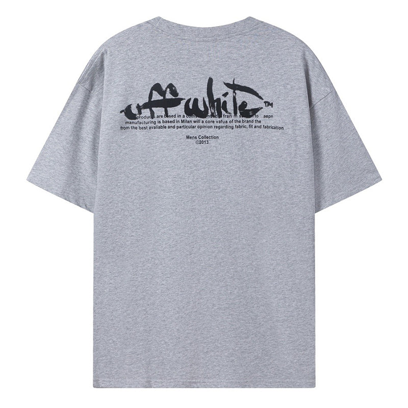 Off White Logo Cotton T-Shirts