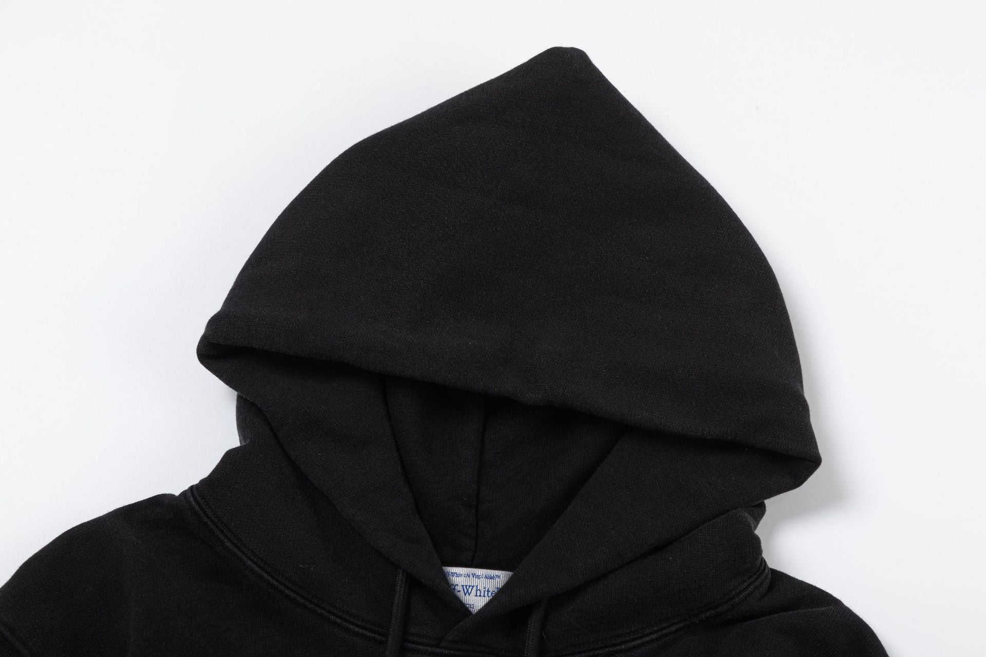 Off White Logo Drawstring Hoodie