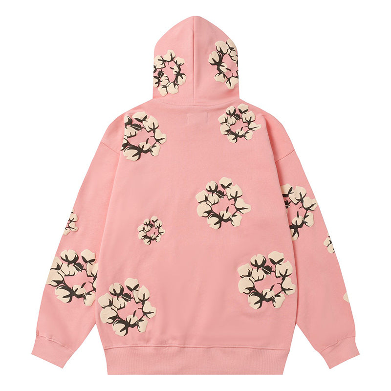 Denim Tears Kapok Pattern Printed Hoodie