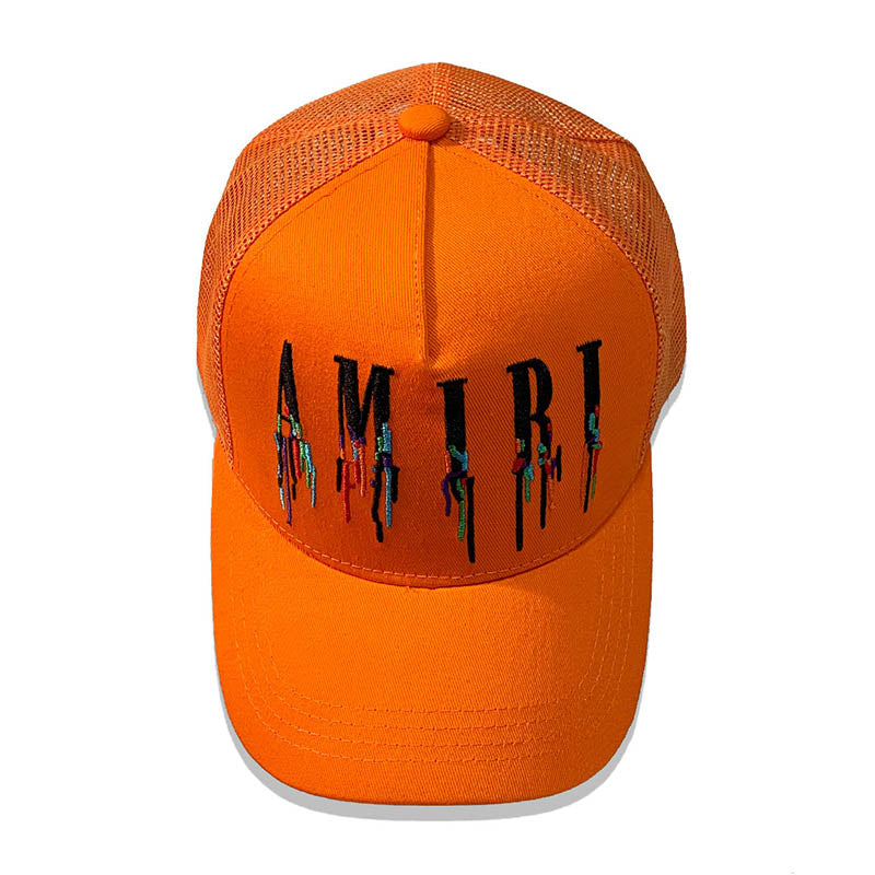 AMIRI color splash paint new color cap sun hat