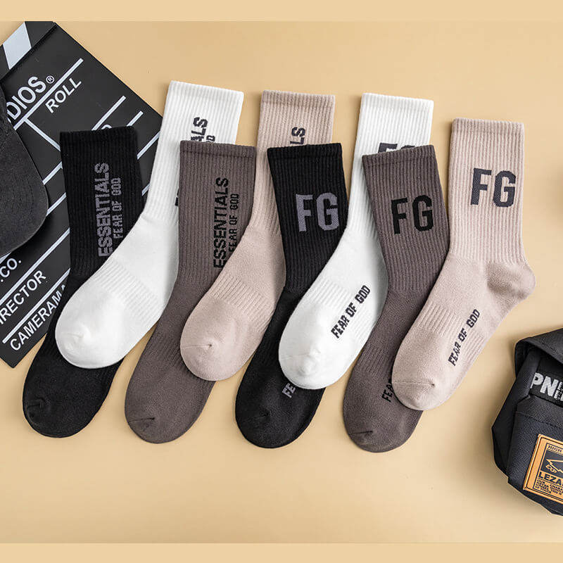 Fear of God  FG Vintage Alphabet Socks 2 pairs