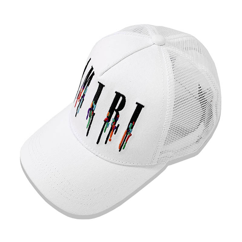 AMIRI color splash paint new color cap sun hat