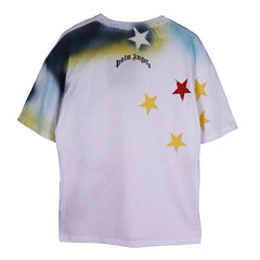 Palm Angels spring and summer new star fold print loose T-shirts