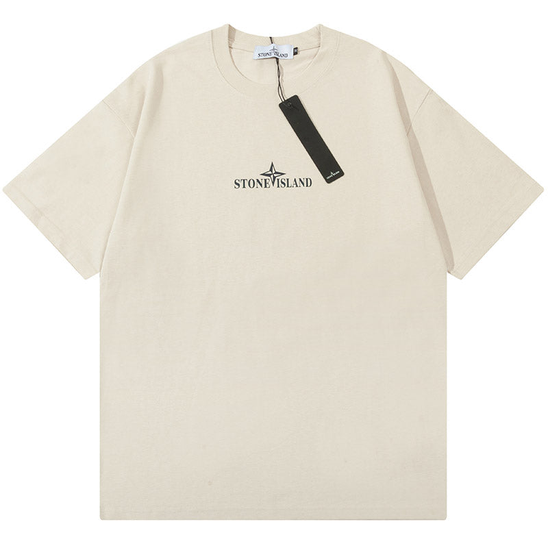 STONE ISLAND Logo Print T-Shirt