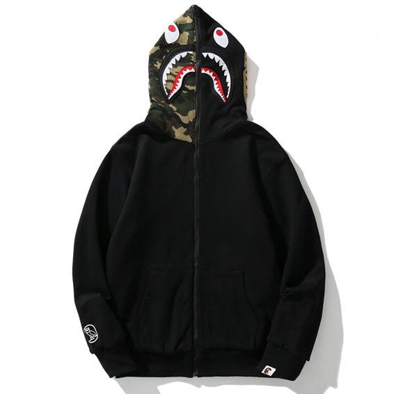 BAPE Shark Reversible Full Zipper Hoodie