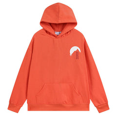 RHUDE Moonlight Stamp Logo-Print Cotton-Jersey Hoodies