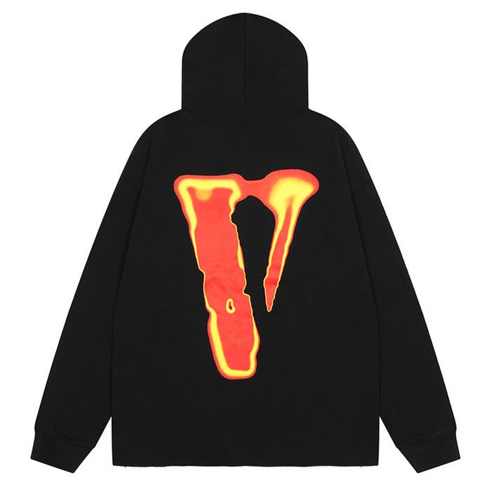 Vlone Halloween limited flame devil Hoodies