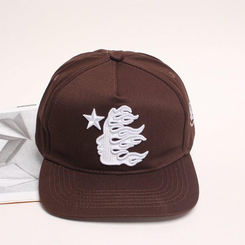 Hellstar OG Fitted Hat Brown