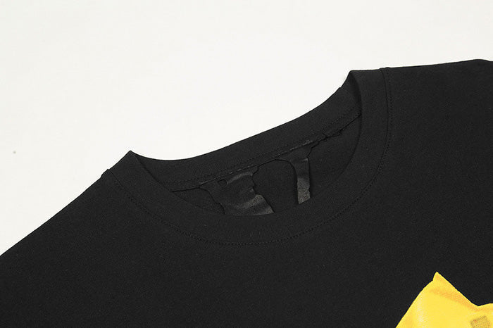 VLONE Yellow PoliceTape Letters T-shirts