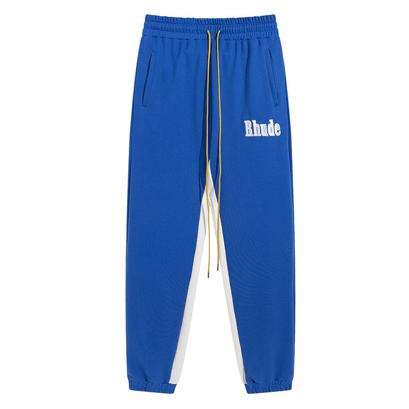 RHUDE Retro Colorblock Simple Straight Casual Pants