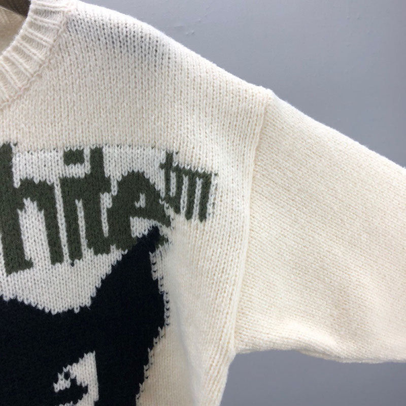 OFF WHITE Letter printing sweaters