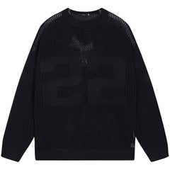 AMIRI 22 Crew Open Stitch Sweaters