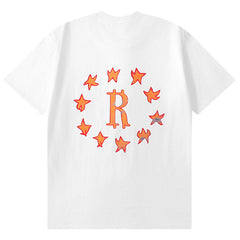 RHUDE star print high street hip hop T-Shirts