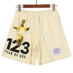 Fear Of God X RRR123 Little Boy Print Shorts