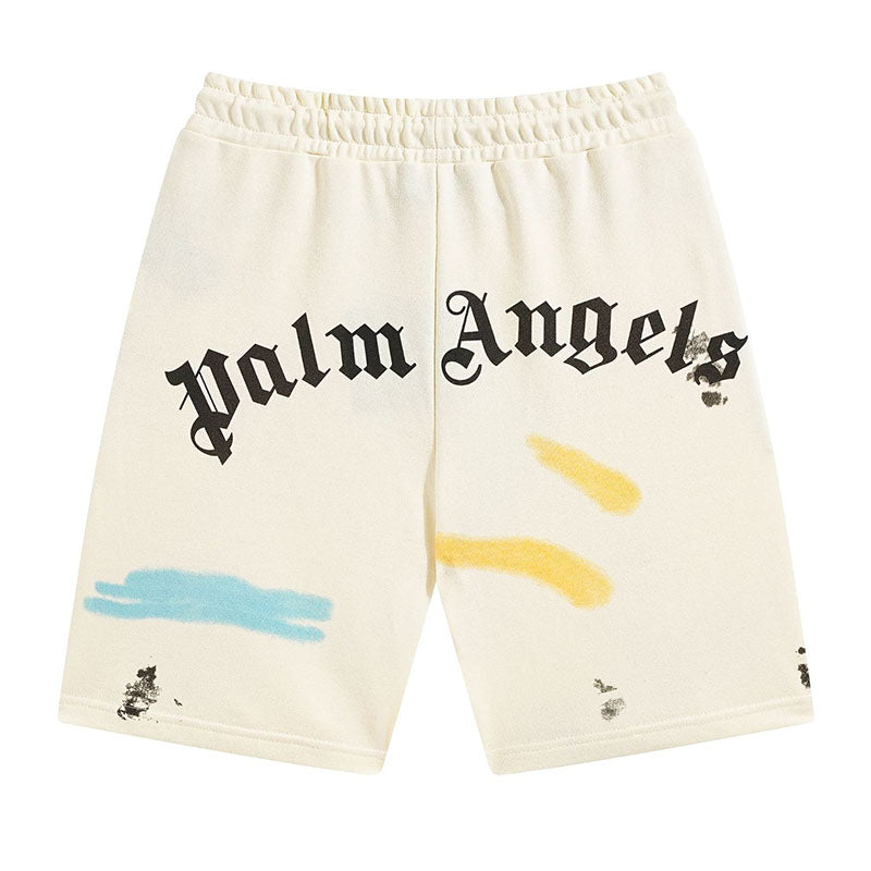 Palm Angels Hawaiian style hand drawn doodles Shorts and T-Shirts