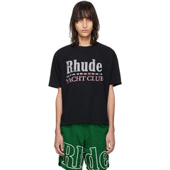 RHUDE Grand Prix logo T-Shirts