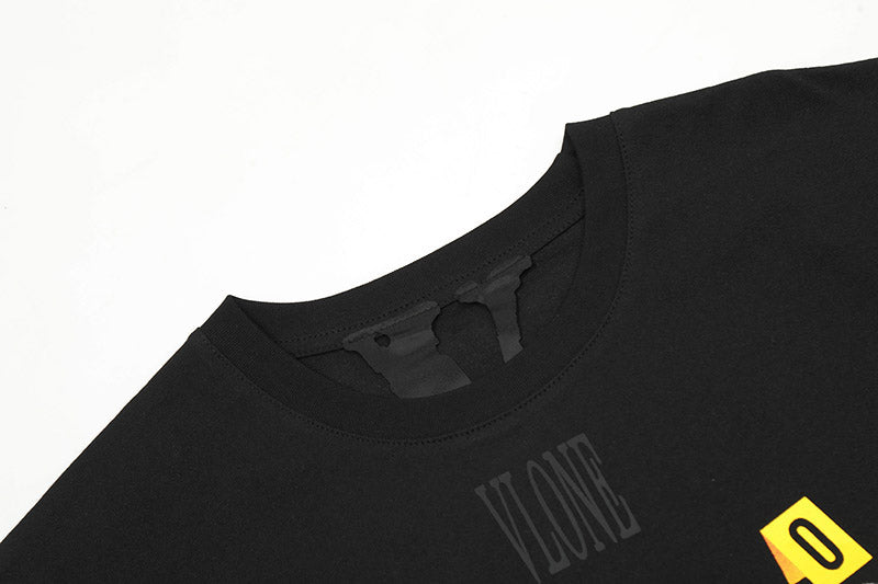 VLONE Tape Pattern Big V Letter letter T-Shirts