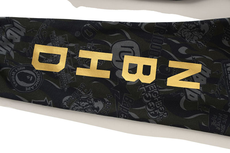 BAPE Black Gold Shark Camouflage casual pants