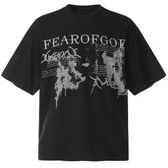 Fear Of God Thorn barrage print T-Shirts