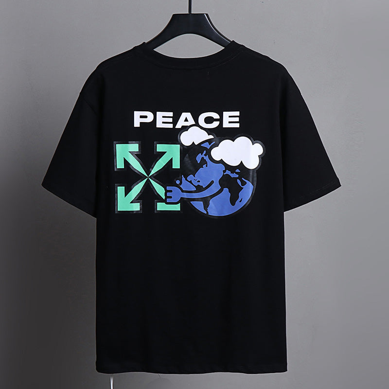 OFF-WHITE Peace Worldwide T-Shirts