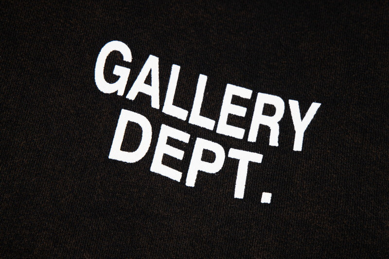 Gallery Dept. Classic letter print hoodie half zip Hoodie