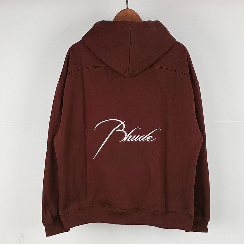 RHUDE Letter Embroidery Hoodie