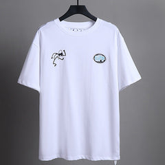 OFF-WHITE  DJ Print T-Shirts