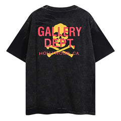 Gallery Dept. GD FOG high street retro old pocket skull print loose short-sleeved T-shirt