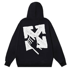 OFF-WHITE Hand Arrow Boxy Hoodies