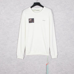 OFF WHITE Oil painting series arrow pattern Sweatshirts