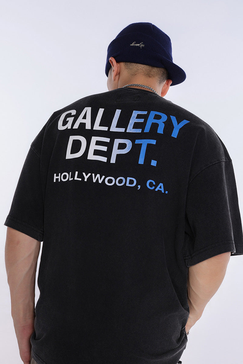 Gallery Dept. Gradient logo washing short sleeves