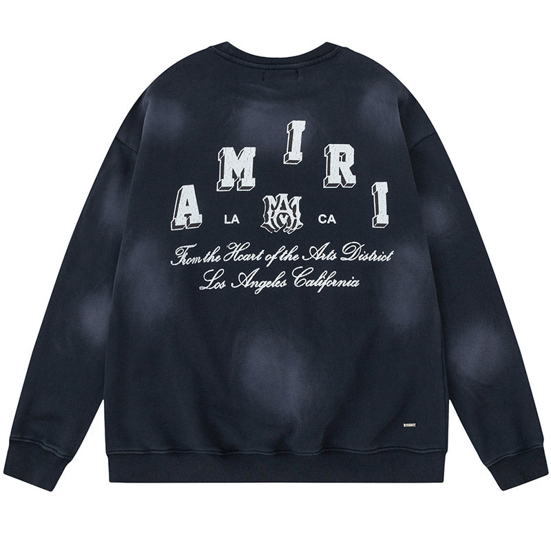 AMIRI Logo-Print Distressed Cotton-Jersey Sweatshirts