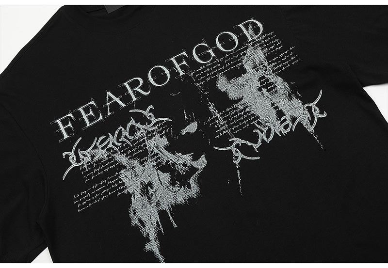 Fear Of God Thorn barrage print T-Shirts