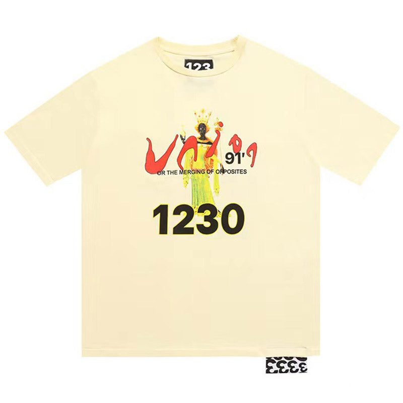 RRR123Portrait Letter Short Sleeve T-shirt