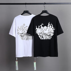 OFF-WHITE  DJ Print T-Shirts