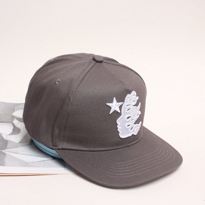 Hellstar OG Fitted Hat Grey