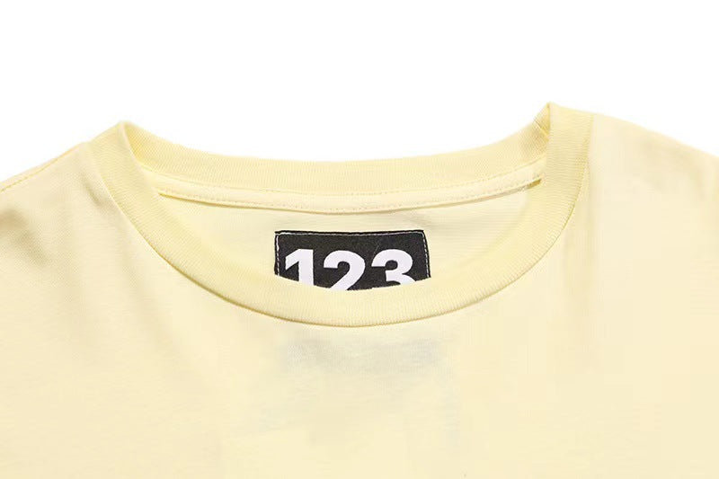 RRR123Portrait Letter Short Sleeve T-shirt