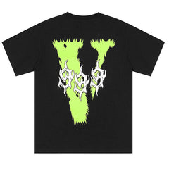 VLONE Green Print T-Shirts