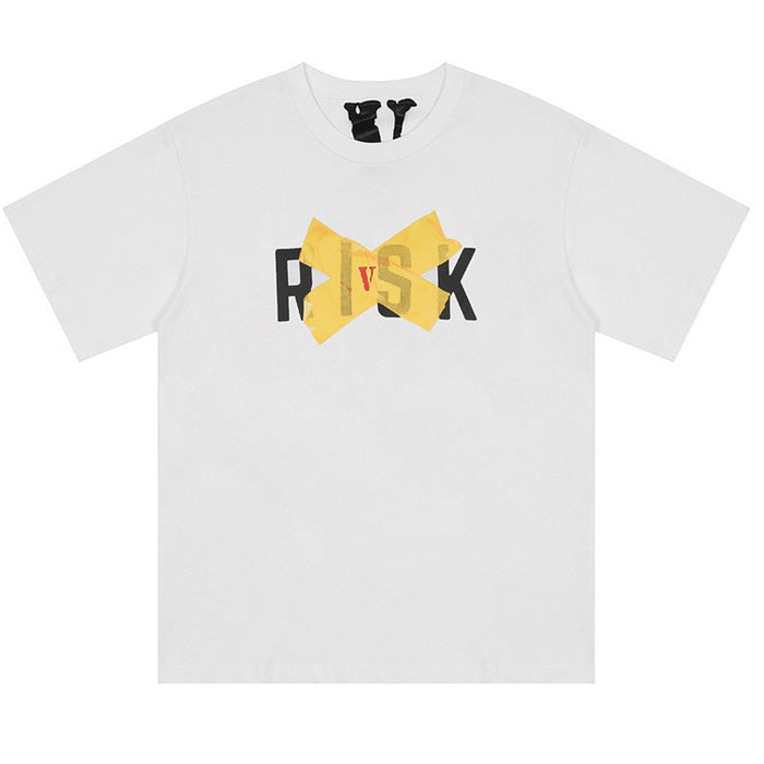 VLONE Yellow PoliceTape Letters T-shirts