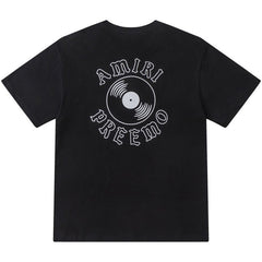 AMIRI Preemo Record Logo-Print Cotton-Jersey T-Shirts