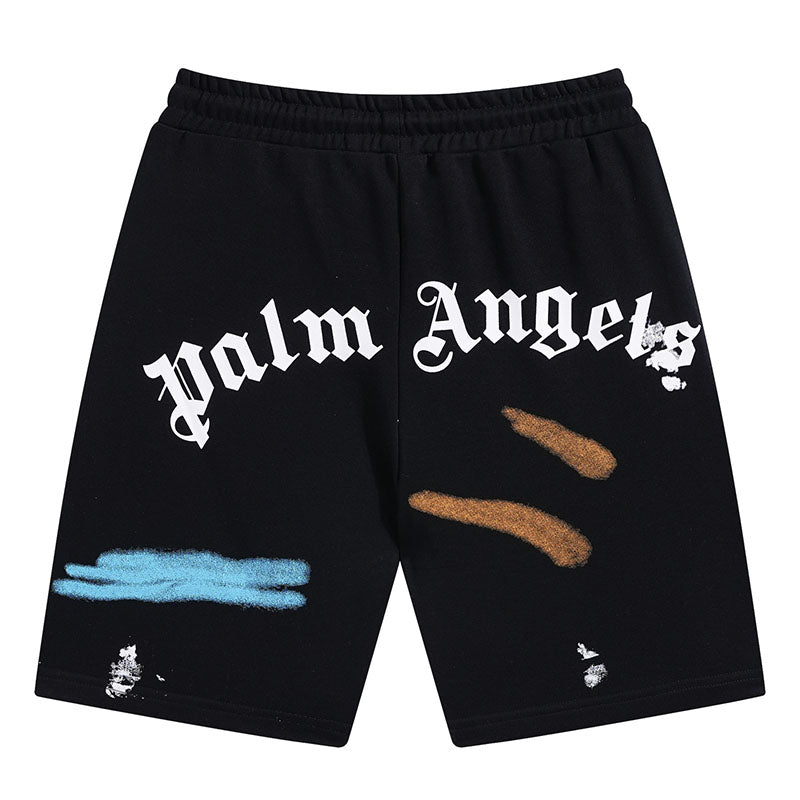 Palm Angels Hawaiian style hand drawn doodles Shorts and T-Shirts