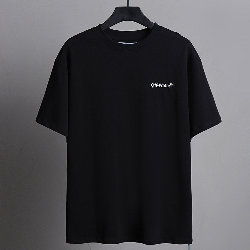 OFF WHITE Gradient cartoon arrow pattern T-Shirts