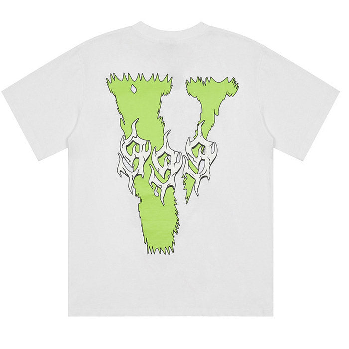 VLONE Green Print T-Shirts