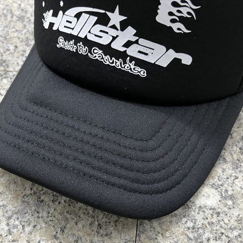 Hellstar Letter Logo Trucker Cap