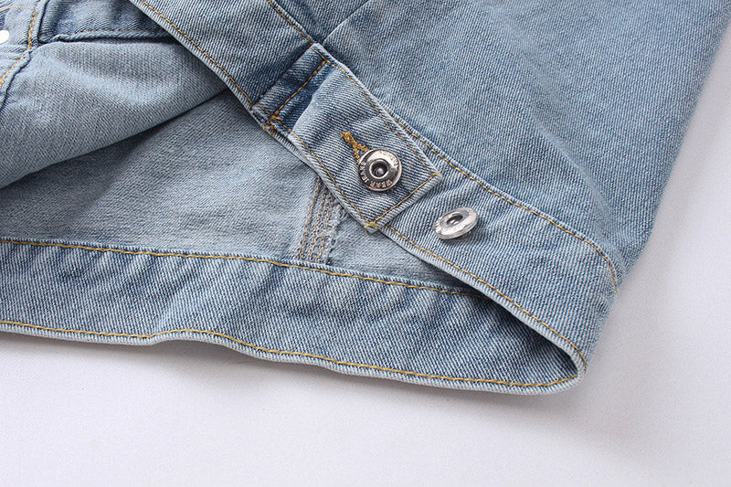 Gallery Dept denim vest loose all match coat