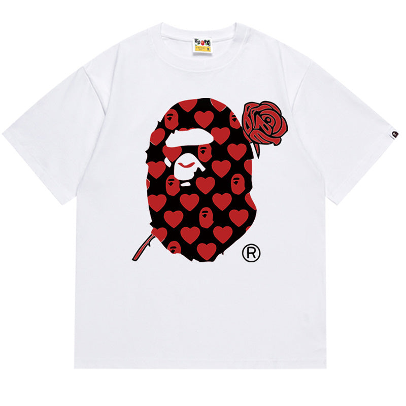 BAPE Valentine Ape Head Tee