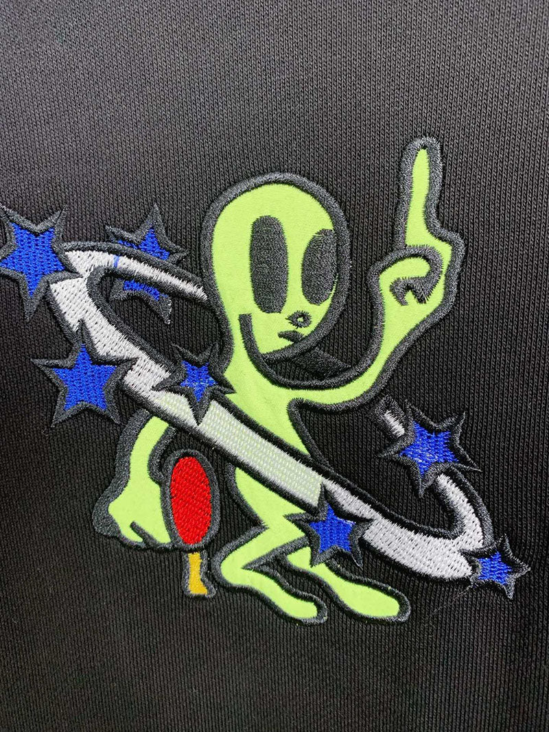 OFF-WHITE Alien pattern arrow Hoodies