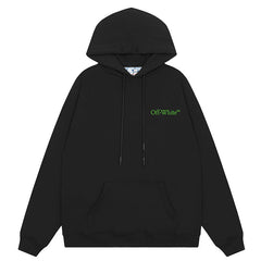 Off White Gradient Arrow Slim Hoodies