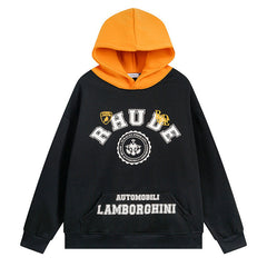 RHUDE Retro stitching loose couple fashion brand hoodies