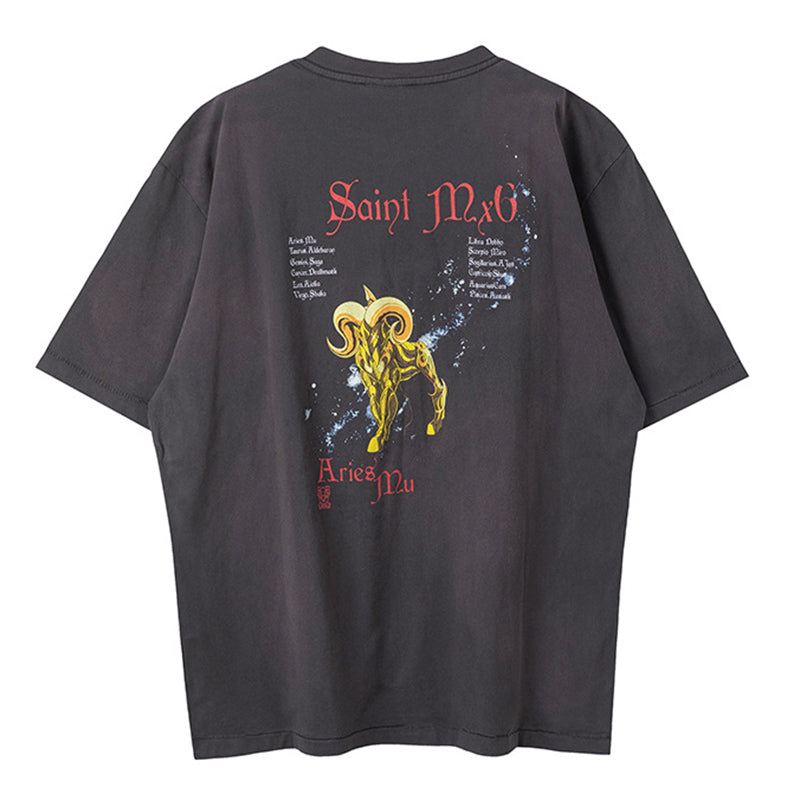 Saint Michael Letter Printed T-shirt